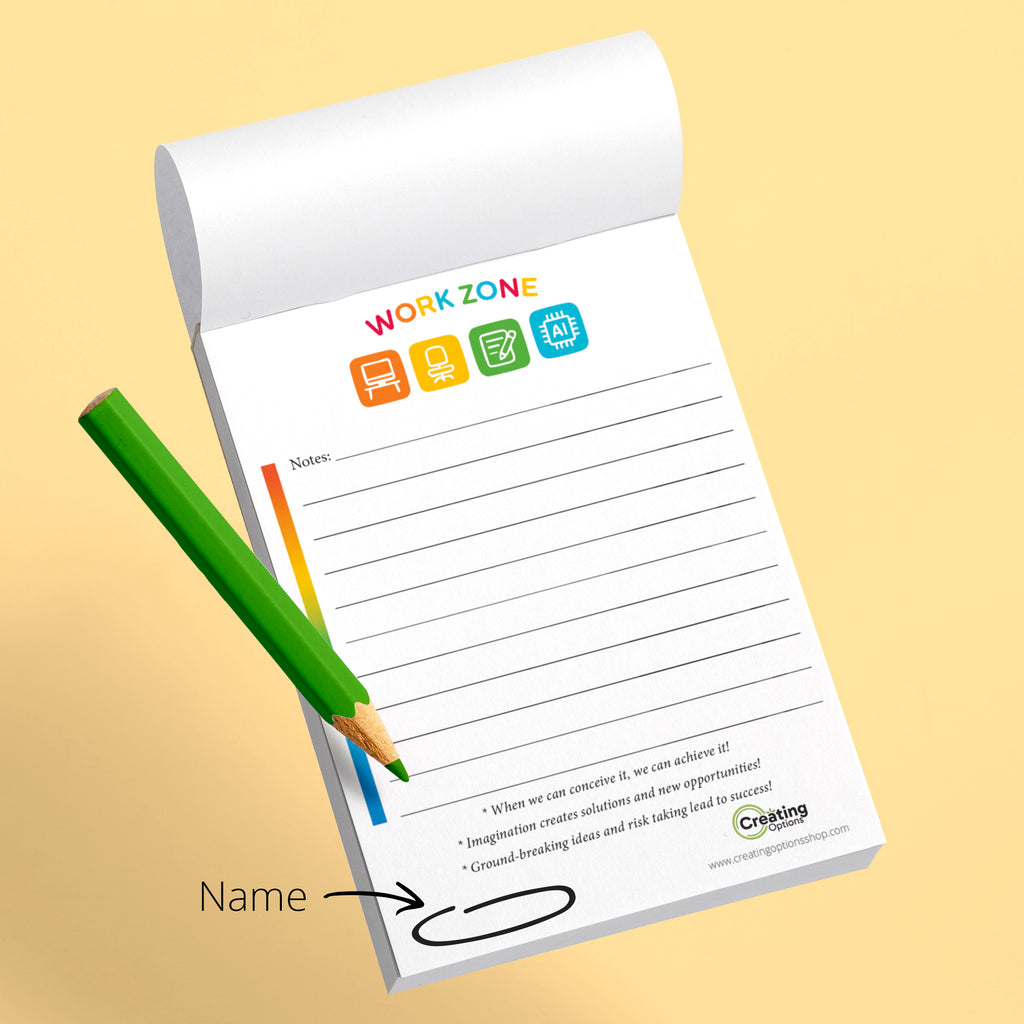 Notepad Layout Options Customized Notepad | Meaningful & Inspirational Writing Pad – Creating ...
